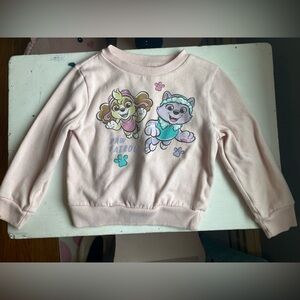 Paw Patrol Pink Sweatshirt with Playful Characters
